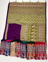 Ajrakh Luxe By Girnar Semi Modal Fancy Saree Wholesale Clothing Suppliers In India